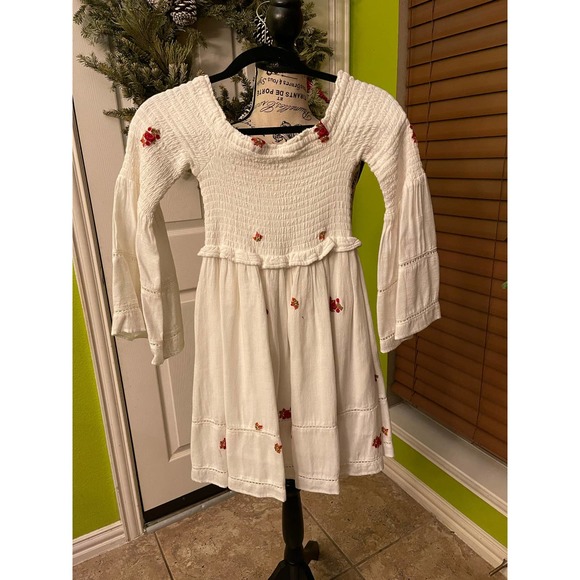 FrePeople's Counting Daisy Dress, white, sx - Picture 4 of 5